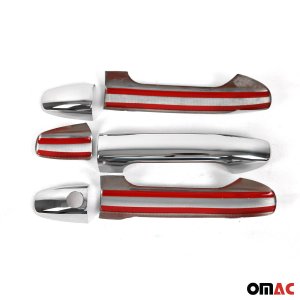 Mercedes Sprinter W907 Door Handle Cover - Omac - 3 Door H1 S.Steel - Gloss Silver - 2018 Mercedes Sprinter W907 Door Handle Cover - Omac - 3 Door H1 S.Steel - Gloss Silver - 2018